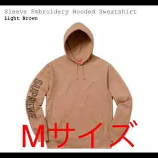 シュプリーム(Supreme)のSleeve Embroidery Hooded Sweatshirt(パーカー)