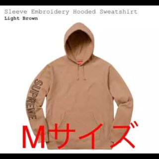 シュプリーム(Supreme)のSleeve Embroidery Hooded Sweatshirt(パーカー)