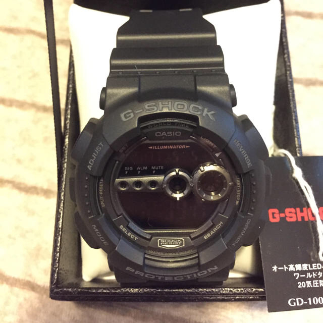 G-SHOCK - G SHOCK 黒 GD-100-1BJF 新品未使用の通販 by wakuwaku's
