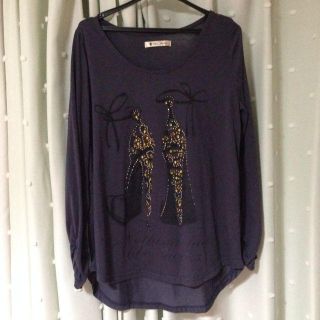 ブージュルード(Bou Jeloud)の1000円均一☆ラインストーンTシャツ(Tシャツ(長袖/七分))