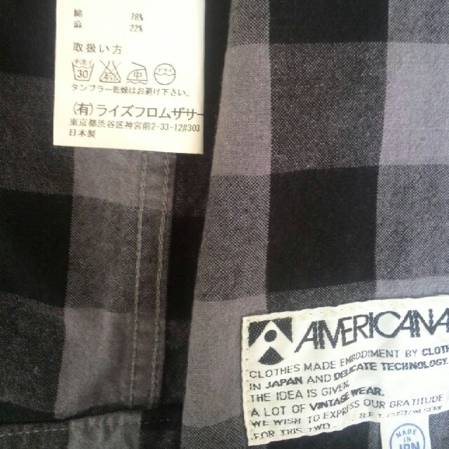 AMERICANA(アメリカーナ)のaco様 メンズのトップス(シャツ)の商品写真