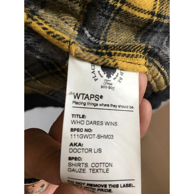 W)taps(ダブルタップス)のWTAPS DOCTOR L/S Sサイズ メンズのトップス(Tシャツ/カットソー(七分/長袖))の商品写真