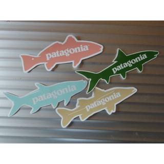 パタゴニア(patagonia)の貴重☆パタゴニア patagonia 大魚  4色set　 ステッカー(その他)