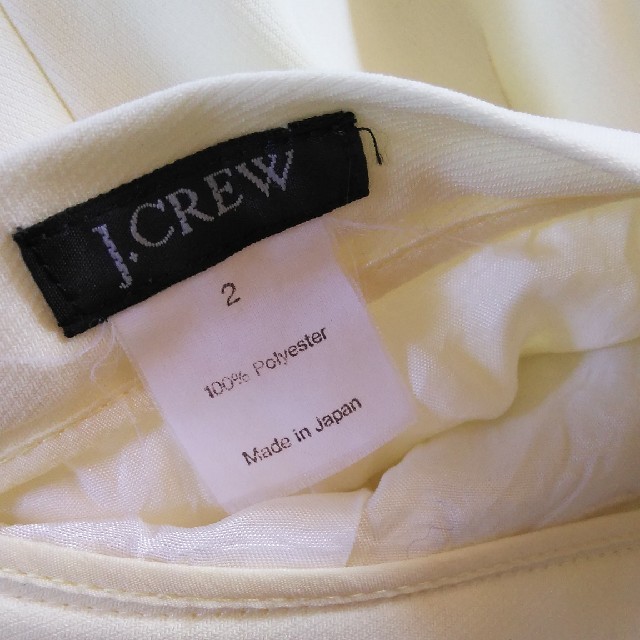 J.Crew(ジェイクルー)のJCREW　春色ワイドストレートパンツ　ライトイエロー レディースのパンツ(その他)の商品写真