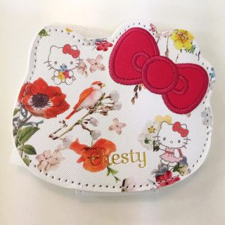 チェスティ(Chesty)の美人百花 4月号付録 Hello Kitty 拡大鏡付きコンパクトミラー(ミラー)