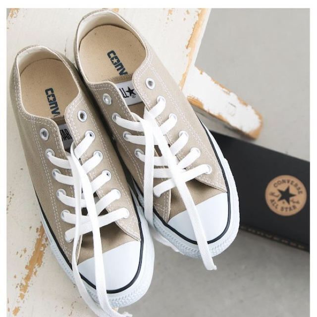 CONVERSE(コンバース)の【新品】コンバース ベージュ 25.5 レディースの靴/シューズ(スニーカー)の商品写真