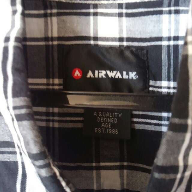 AIRWALK(エアウォーク)のおすすめ！airwalkメンズチェック半袖シャツL メンズのトップス(シャツ)の商品写真