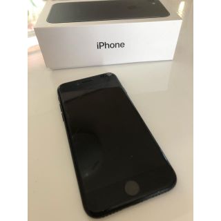 エーユー(au)のiPhone7 ブラック 32GB.   au(スマートフォン本体)