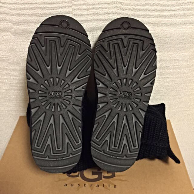 UGG(アグ)のゆきさま専用✨新品✨UGGニットブーツ黒 レディースの靴/シューズ(ブーツ)の商品写真