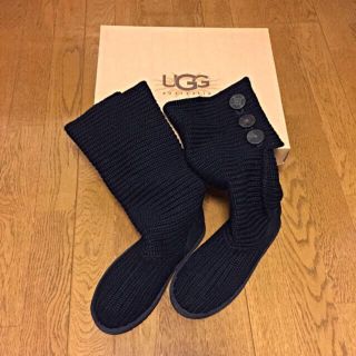 アグ(UGG)のゆきさま専用✨新品✨UGGニットブーツ黒(ブーツ)