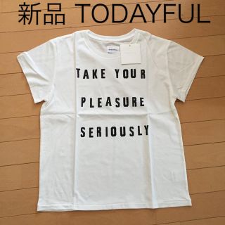 トゥデイフル(TODAYFUL)の新品 TODAYFUL Ｔシャツ(Tシャツ(半袖/袖なし))