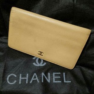 シャネル(CHANEL)の【七海様専用】CHANEL財布　濃いベージュ(財布)