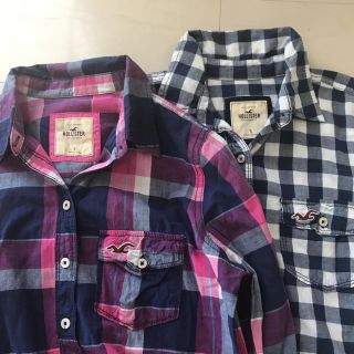 ホリスター(Hollister)のHOLLISTER シャツ 2枚 セットで！(Tシャツ(半袖/袖なし))