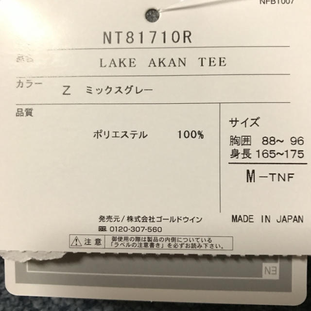 THE NORTH FACE(ザノースフェイス)のノースフェイス ✴︎北海道 阿寒湖 限定✴︎ グレー メンズのトップス(Tシャツ/カットソー(半袖/袖なし))の商品写真