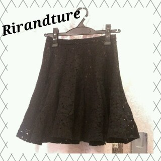 リランドチュール(Rirandture)のリラ♡裾フレア レーススカート♡(ミニスカート)