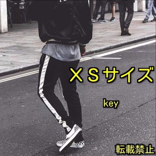 XS mnml TRACK PANTS BLACK/WHITE ミニマル(その他)