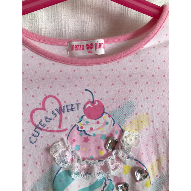 mezzo piano(メゾピアノ)のメゾピアノ Tシャツ 120 キッズ/ベビー/マタニティのキッズ服女の子用(90cm~)(Tシャツ/カットソー)の商品写真