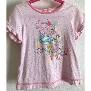 メゾピアノ(mezzo piano)のメゾピアノ Tシャツ 120(Tシャツ/カットソー)