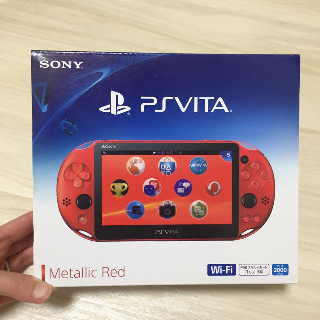 携帯用ゲーム機本体PlayStation Vita Wi-Fiモデル メタリック・レッド