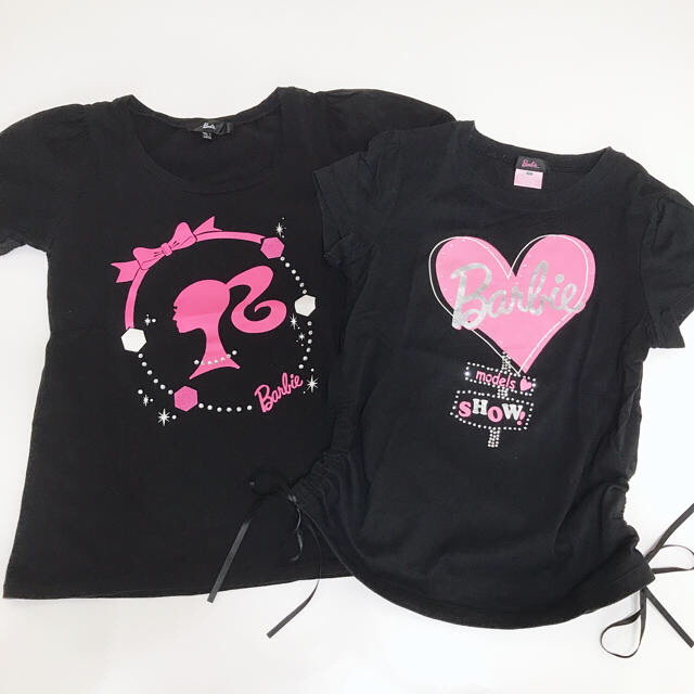 Barbie(バービー)のBarbie バービー Tシャツ 2枚セット！ 160 M レディースのトップス(Tシャツ(半袖/袖なし))の商品写真