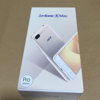 エイスース(ASUS)のZenfone4 MAX Pro  金  新品未開封(スマートフォン本体)