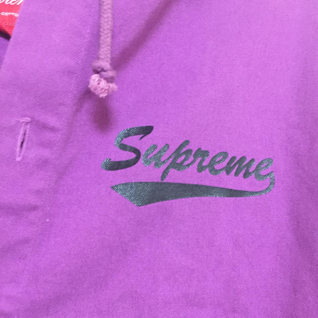 Supreme(シュプリーム)の17SS Hooded Shirt Supreme パープル メンズのジャケット/アウター(Gジャン/デニムジャケット)の商品写真