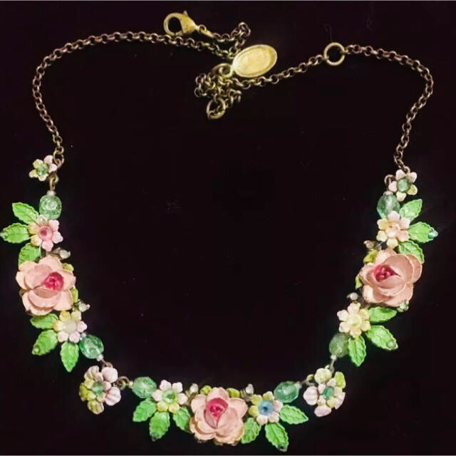 Les Nereides - ミハエルネグリン 薔薇 ネックレス 美品 バラの通販 by