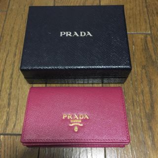 プラダ(PRADA)の美品 プラダ カードケース(名刺入れ/定期入れ)