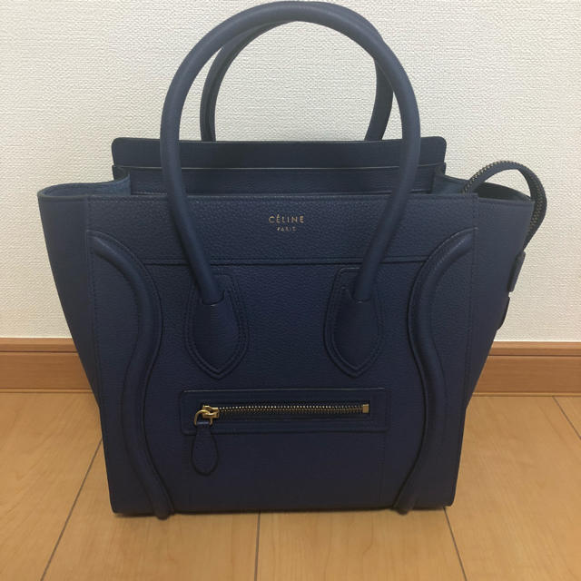 セリーヌ ラゲージ マイクロ ネイビー マリーン celine