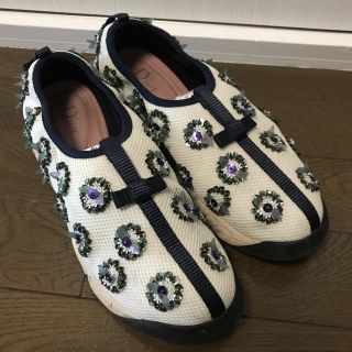 クリスチャンディオール(Christian Dior)のディオール フュージョンスニーカー 約37.5(スニーカー)