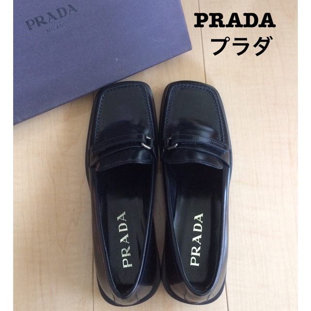 PRADA - PRADA プラダ ローファー 黒 サイズ38の通販 by frais68's shop｜プラダならラクマ