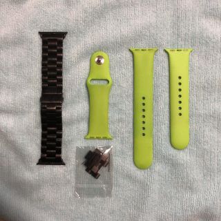 アップル(Apple)のApple Watch 38mm スポーツバンド  & 金属 ベルト(ラバーベルト)