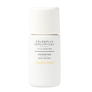 ムジルシリョウヒン(MUJI (無印良品))のナチュラルフィットUVファンデーション ベージュナチュラル(ファンデーション)