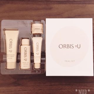 オルビス(ORBIS)の【新品】オルビス ユー♡トライアルセット*洗顔+化粧水+昼用保湿液+夜用保湿液☆(サンプル/トライアルキット)