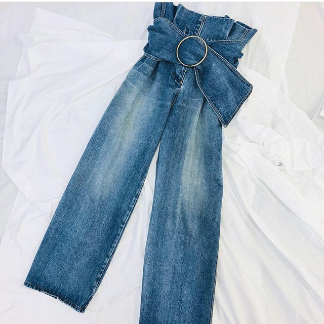 SOLOV  SASH BELT DENIM