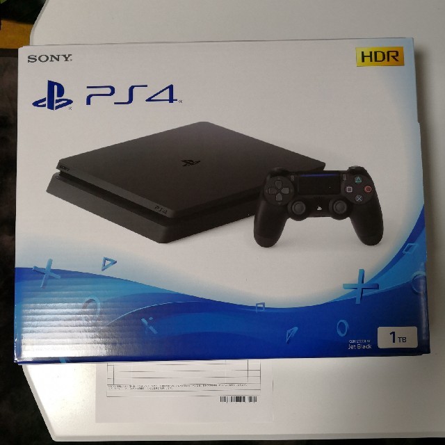 家庭用ゲーム機本体新品　PlayStation4 ジェットブラック　1TB