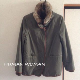 ヒューマンウーマン(HUMAN WOMAN)のHUMAN WOMANコート(毛皮/ファーコート)