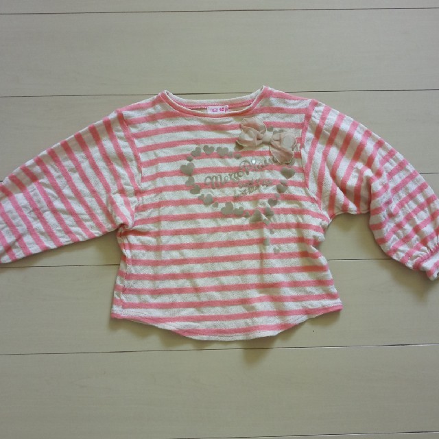 mezzo piano(メゾピアノ)のメゾピアノ トップス 130 キッズ/ベビー/マタニティのキッズ服女の子用(90cm~)(Tシャツ/カットソー)の商品写真