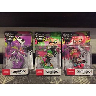 ニンテンドースイッチ(Nintendo Switch)の値下げします【新品未開封】amiibo 3種 スプラトゥーン2(ゲームキャラクター)