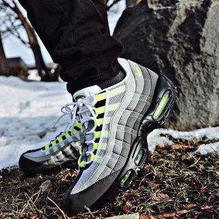 ナイキ(NIKE)の26cm nike air max95 イエローグラデ エアーマックス (スニーカー)