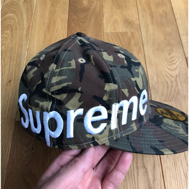 Supreme newera コラボキャップ 7 5/8 60.6cm ネイビー+