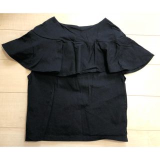 ビューティアンドユースユナイテッドアローズ(BEAUTY&YOUTH UNITED ARROWS)のUNITED ARROWS  黒 トップス(カットソー(半袖/袖なし))