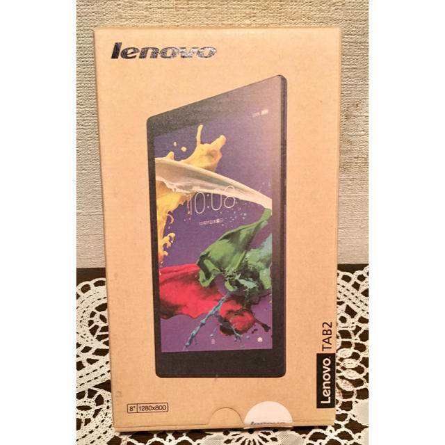 Lenovo(レノボ)のポテトヘッドさま専用 Lenovo tab2 ホワイト 新品 スマホ/家電/カメラのPC/タブレット(タブレット)の商品写真
