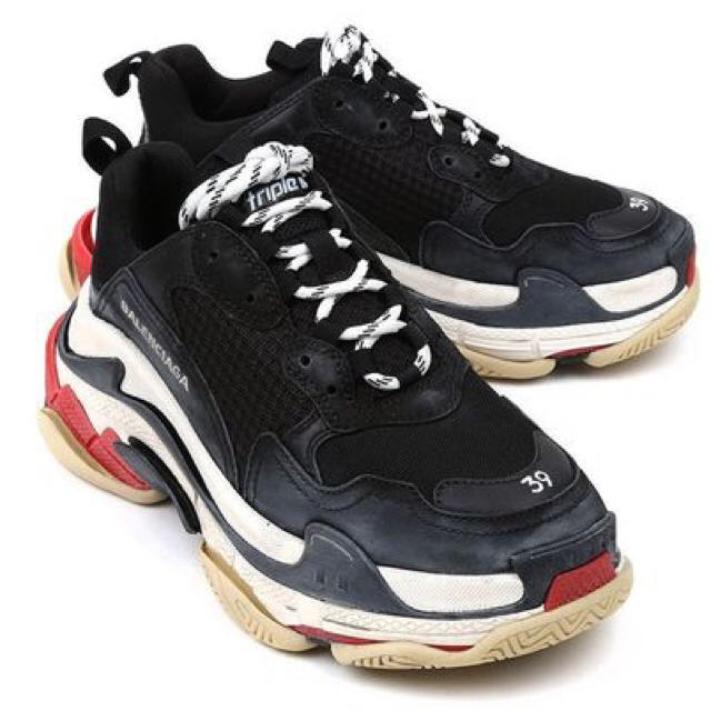 u003c交渉可u003eBALENCIAGA triple s トレーナー クリーム 45-