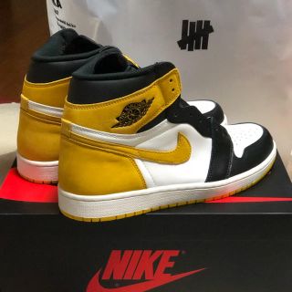 ナイキ(NIKE)の【29cm】NIKE AIR JORDAN 1 イエロー(スニーカー)