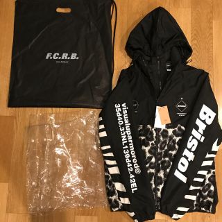 FCRB NIKE ジャージ トラックジャケット M 黒 金 レオパード 豹柄