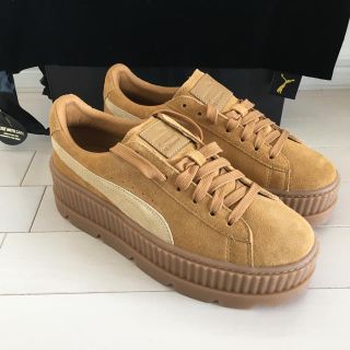 プーマ(PUMA)の【pon様専用】25.5 プーマ リアーナ フェンティ creeper ブラウン(スニーカー)