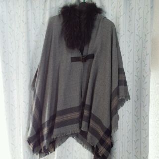 23区 - 【専用】23区ファー付き ニットポンチョ 44サイズの通販