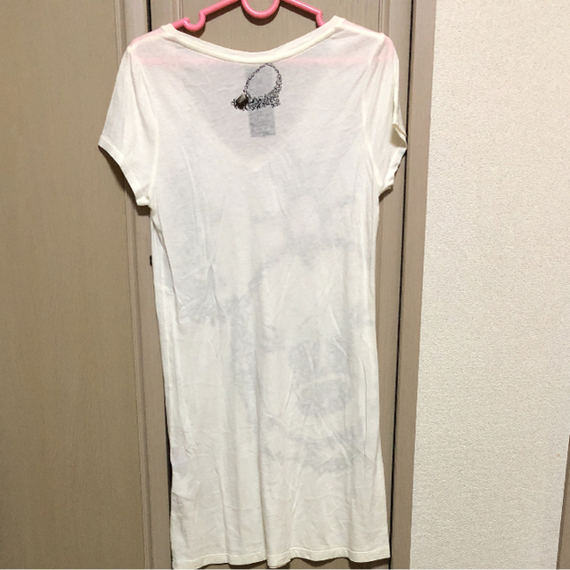 ミニーちゃん ロングTシャツ レディースのトップス(Tシャツ(半袖/袖なし))の商品写真