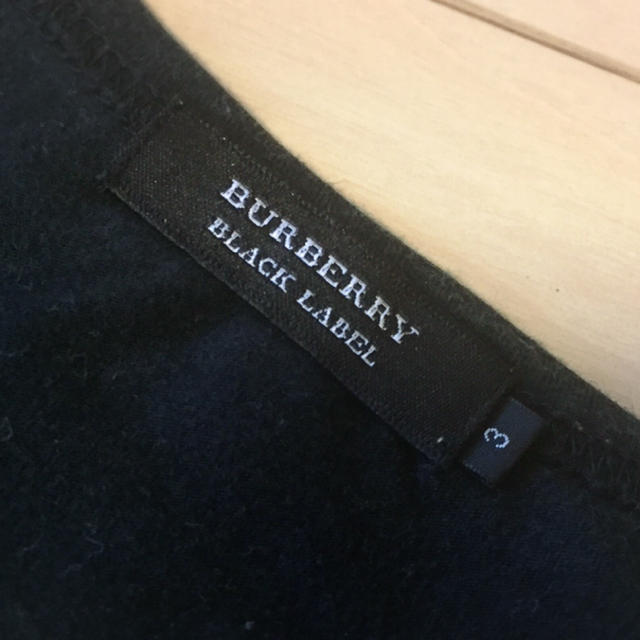 BURBERRY BLACK LABEL(バーバリーブラックレーベル)の送料無料♡大人気♡バーバリー ブラックレーベル♡ロゴ Tシャツ♡黒♡L♡メンズ♡ メンズのトップス(Tシャツ/カットソー(半袖/袖なし))の商品写真